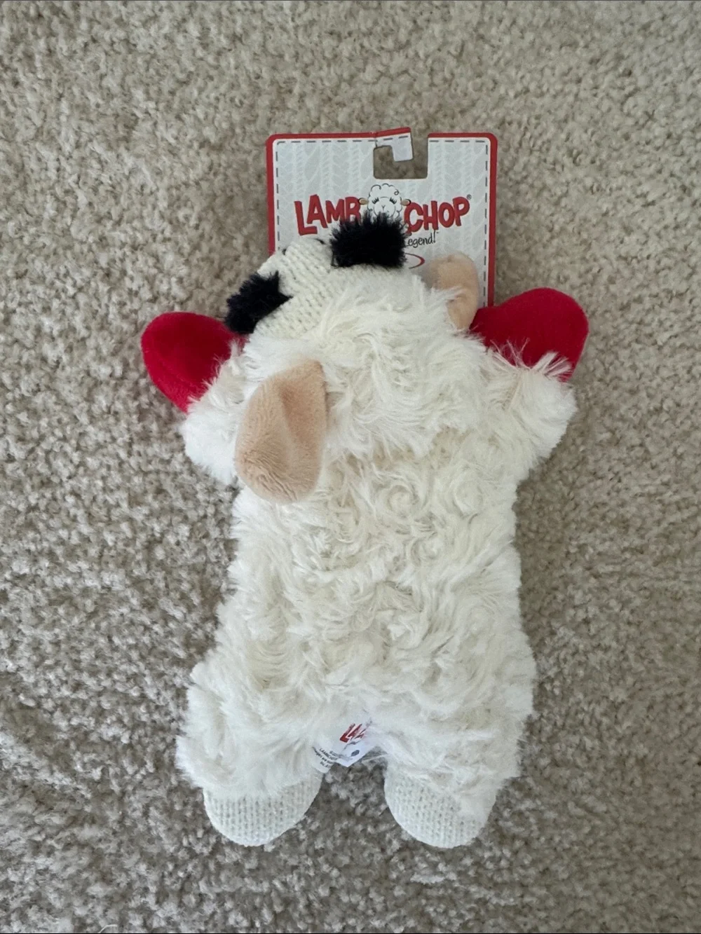 Lamb Chop Plush Squeaky Dog Toy